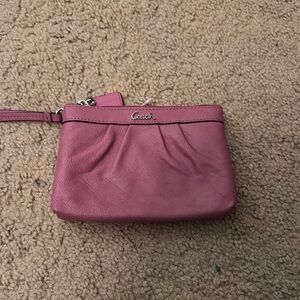 Coach Pink Wristlet